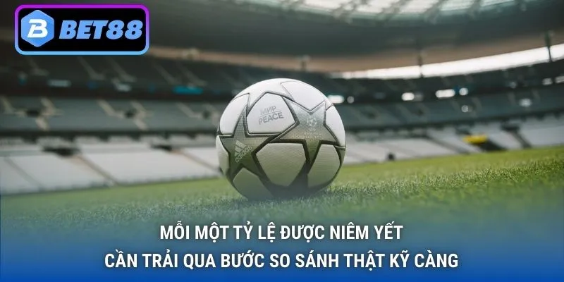 Mỗi một tỷ lệ được niêm yết cần trải qua bước so sánh thật kỹ càng
