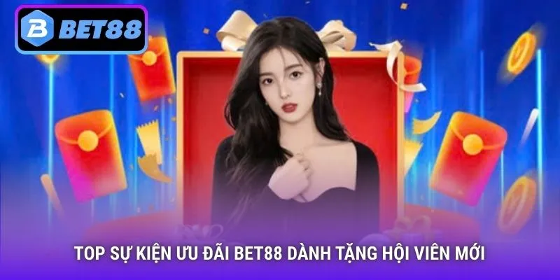 Top sự kiện ưu đãi Bet88 dành tặng hội viên mới